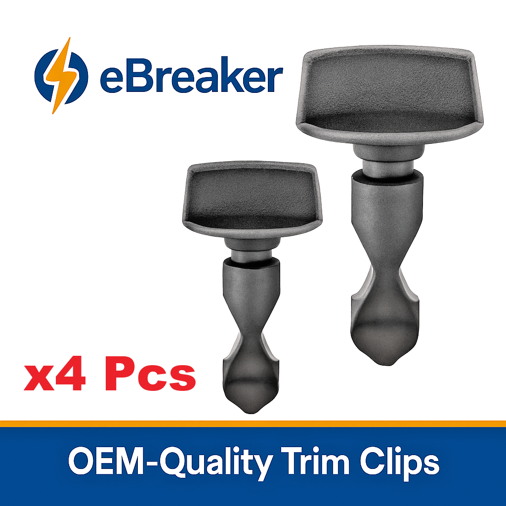 AUDI Bumper Tow Eye Cover Twist Bolt Locking Fastener Clips, - Pack of 4 Pieces.0