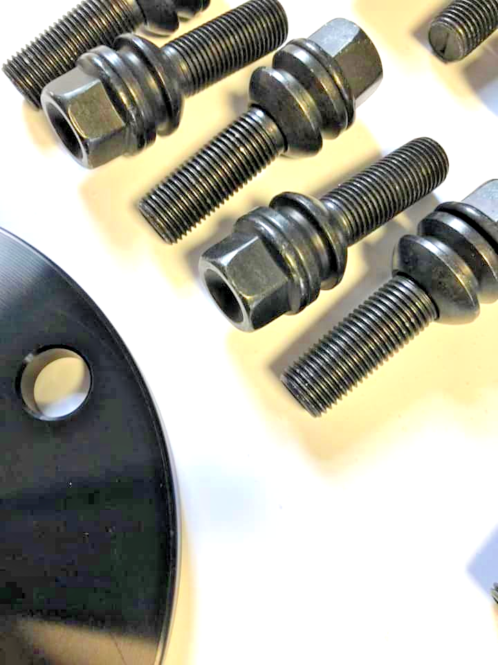 PORSCHE 20mm Wheel Spacers 5x130 With Extended O.E Bolts, Precision Fit in Black9