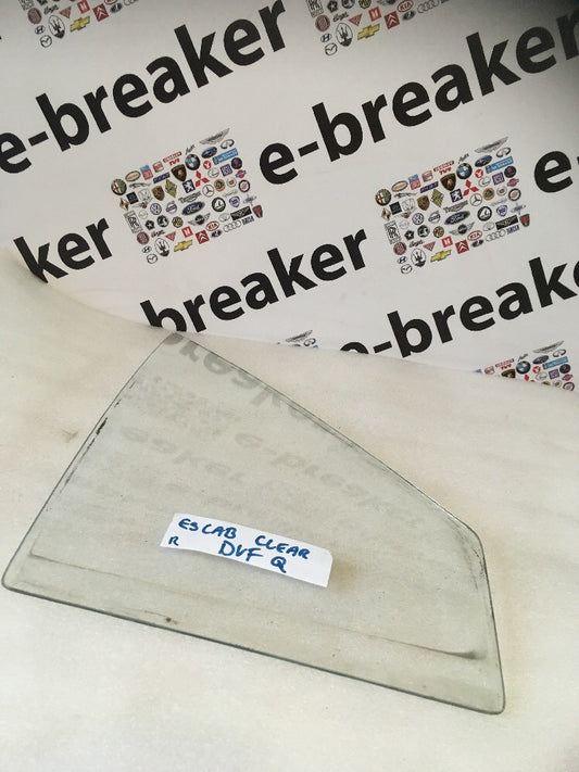 Front Door Quarter Light Window Glass Right Clear for Ford Escort Mk4 Cabriolet0