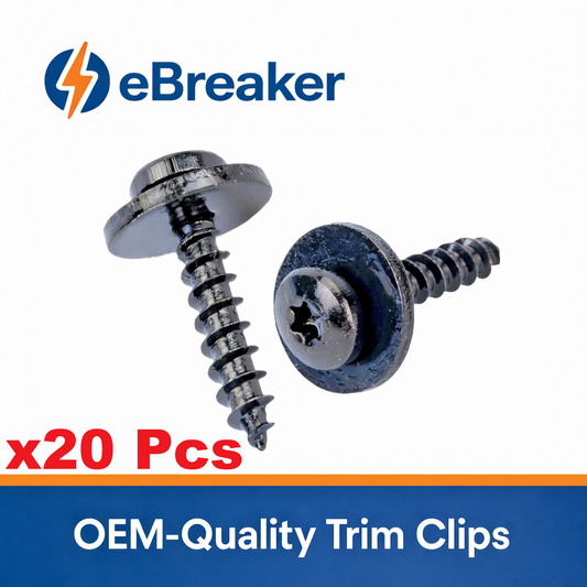 Renault Self Tapping Trim Panel Fixing Screw M5 T20 28mm Length & Washer - 20 pc1