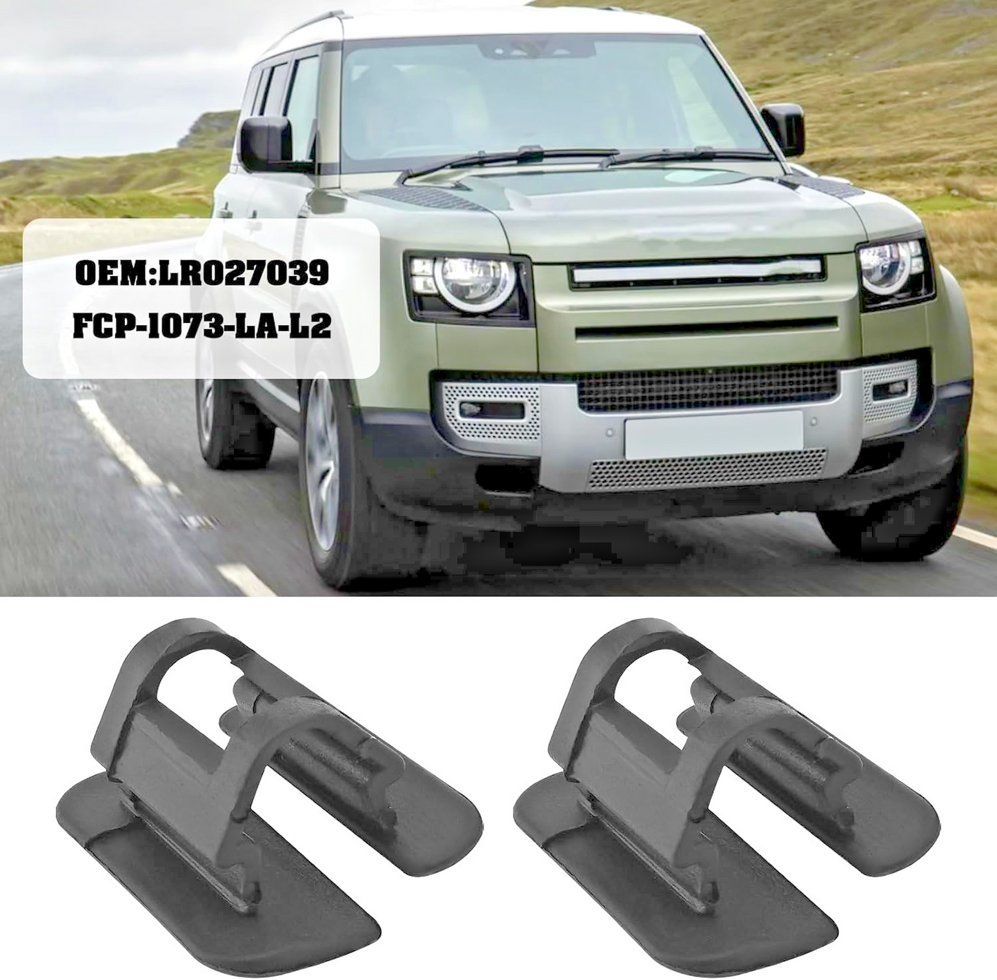 Land Rover Bonnet Insulation Liner Retainer Clip Discovery Evoque Sport Velar 207