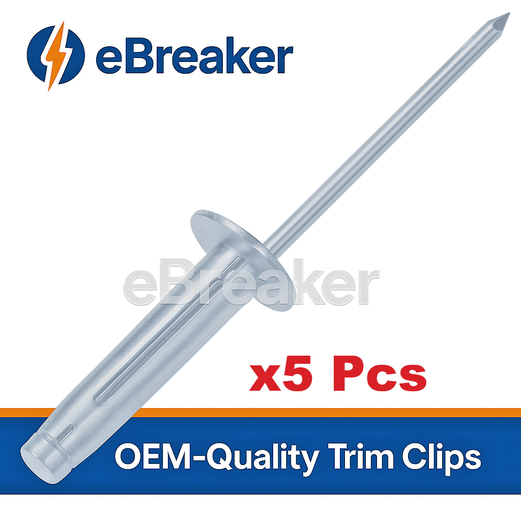 MERCEDES Aluminium Blind Rivet 4mm Hole 8mm Collar Fits All Automotive  Pack #X50