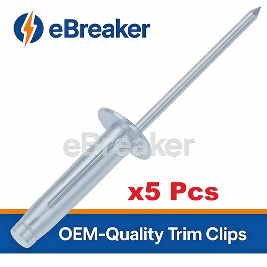 MERCEDES Aluminium Blind Rivet 4mm Hole 8mm Collar Fits All Automotive  Pack #X50