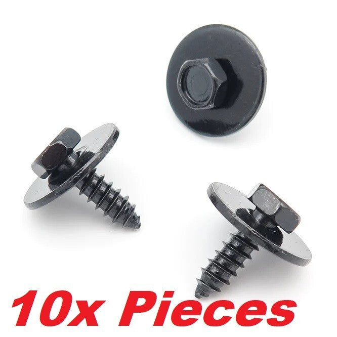BMW Hex Screw with Washer Under-tray wheel arch Mounting Screw 07147129160 10pcs0