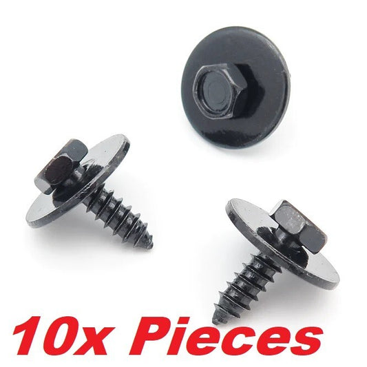 BMW Hex Screw with Washer Under-tray wheel arch Mounting Screw 07147129160 10pcs0