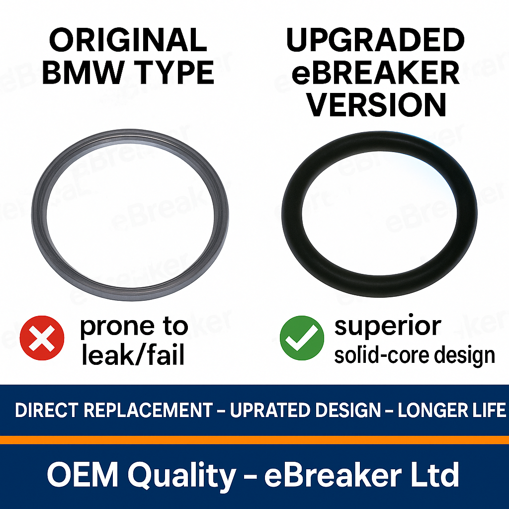 BMW Turbo Intercooler Pipe Seal Ring #13718596850 Stops Boost Leaks New Version.2