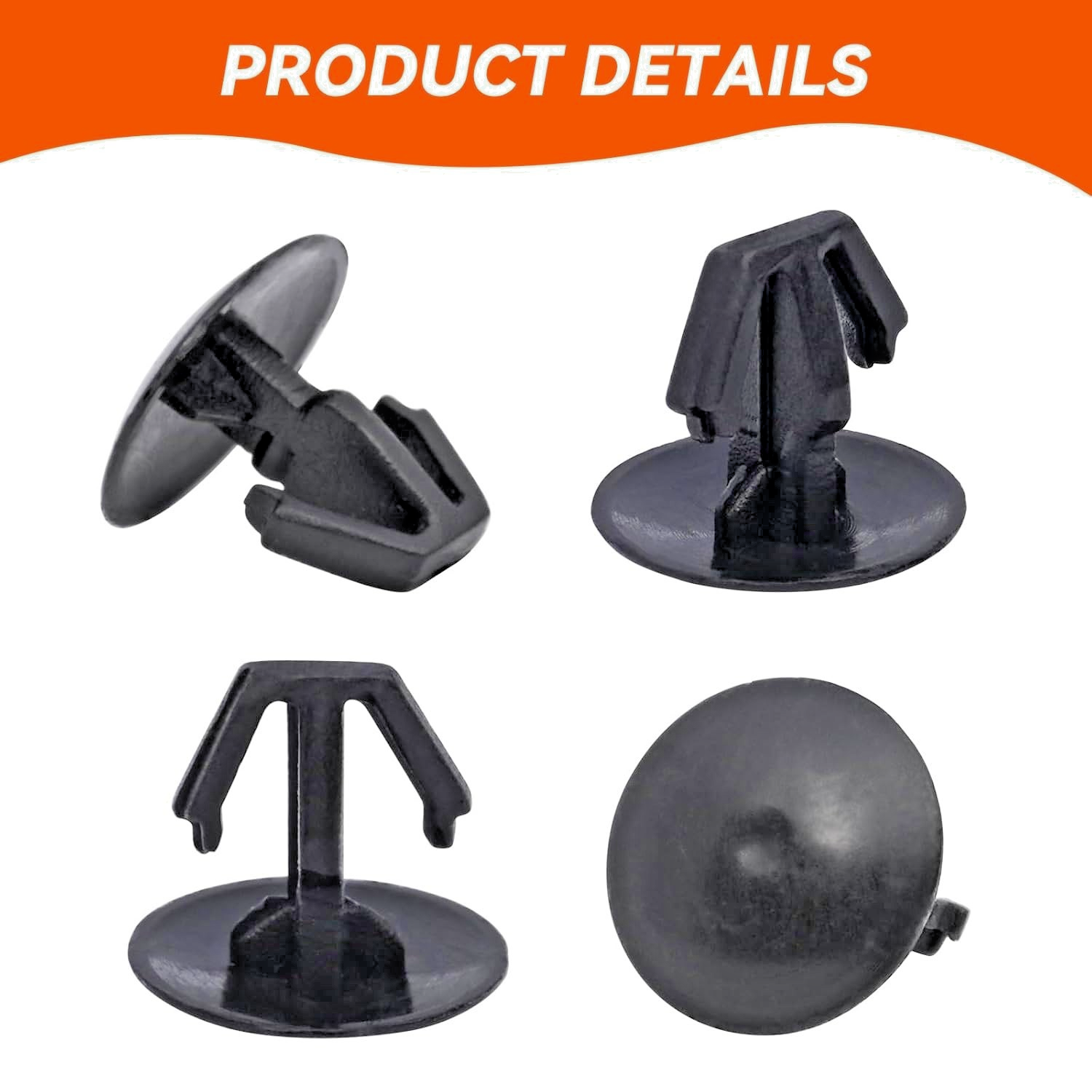 HONDA Weather Trim Seal Mounting Clip Inserts 1993 to 2017 # 91518-SM4-003 x15pc11