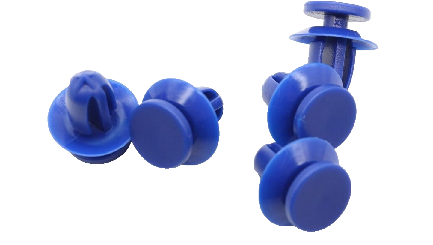 VAUXHALL Door Card Panel Interior Trim Clips Blue x15 Pcs #1325211811