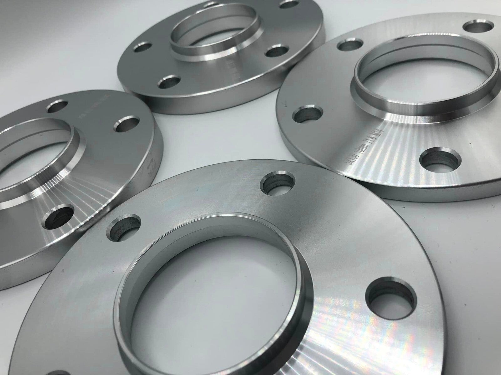 Porsche Wheel Spacers 15mm + Extended AF Bolts Set Of 4 in Silver 5x130 PSR9Line18