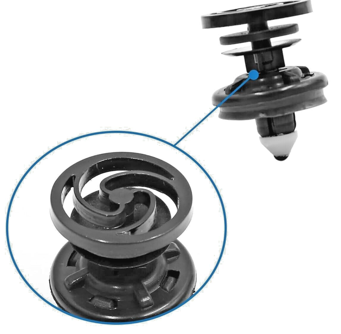 Seat, Skoda - Interior Door Card Trim Panel Fastener Clips Sprung Head, x10 Pcs14