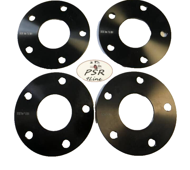 Porsche Wheel Spacers 7mm Set Of 4 in Black 5x130 PSR9Line0