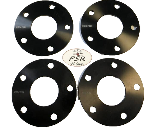 Porsche Wheel Spacers 7mm Set Of 4 in Black 5x130 PSR9Line0