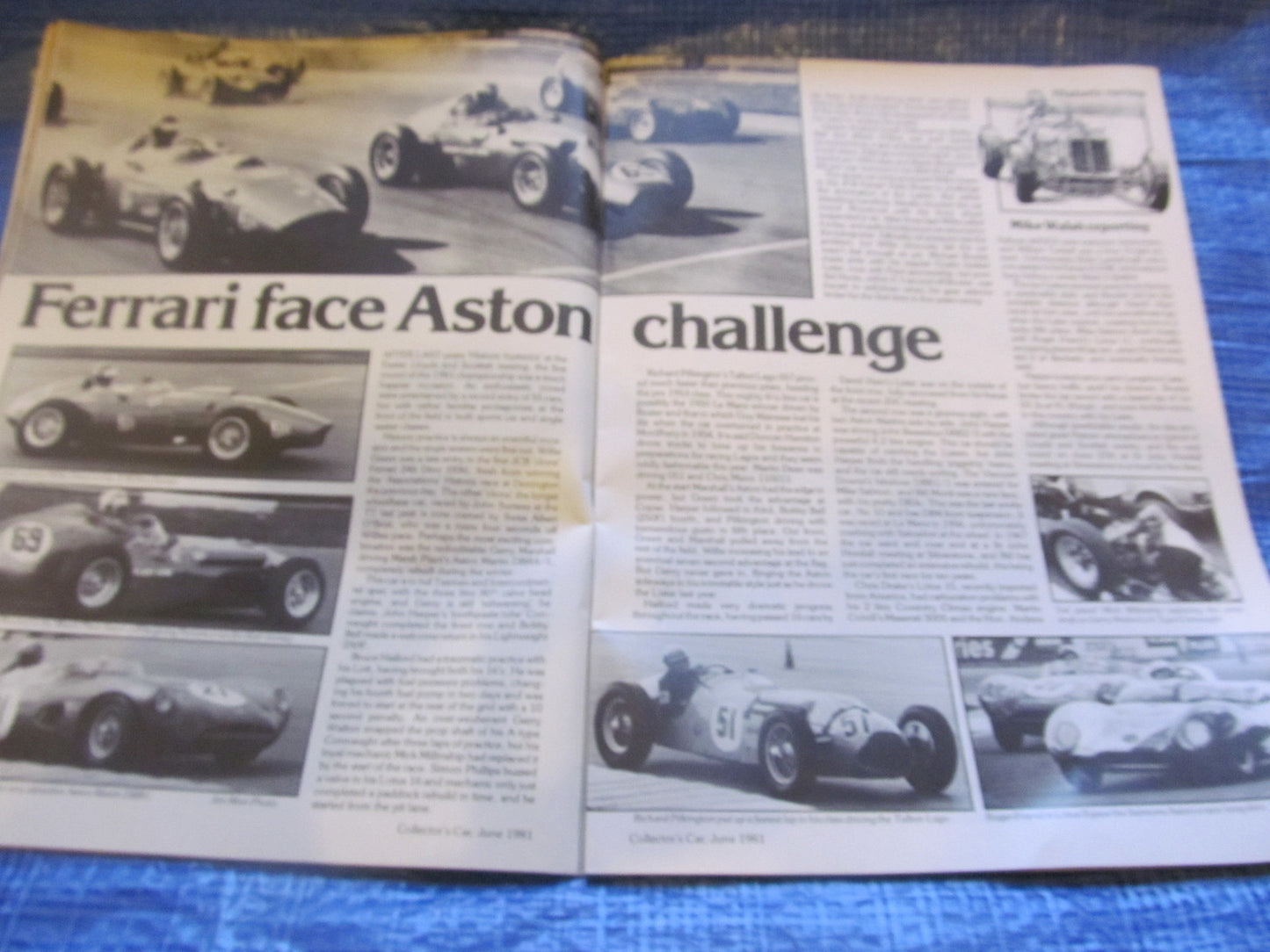1981 JUNE COLLECTORS CAR MAGAZINE / MG TRIBUTE AUSTIN 16 MIKE HAWTHORN   #bk13
