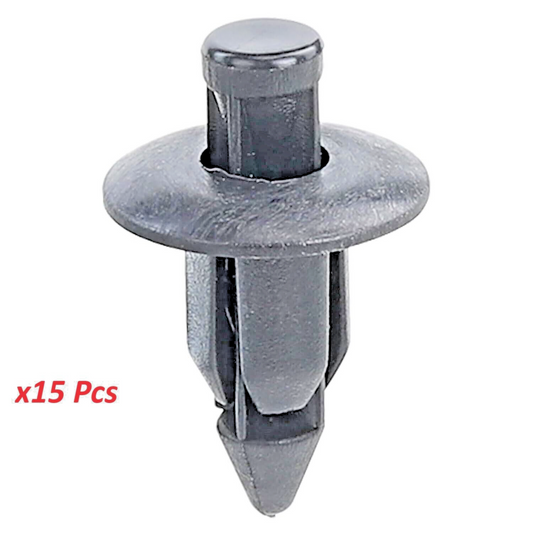 6mm Plastic Rivet Trim Clips x15 Honda Yamaha Suzuki Kawasaki Bike Fairing Panel0