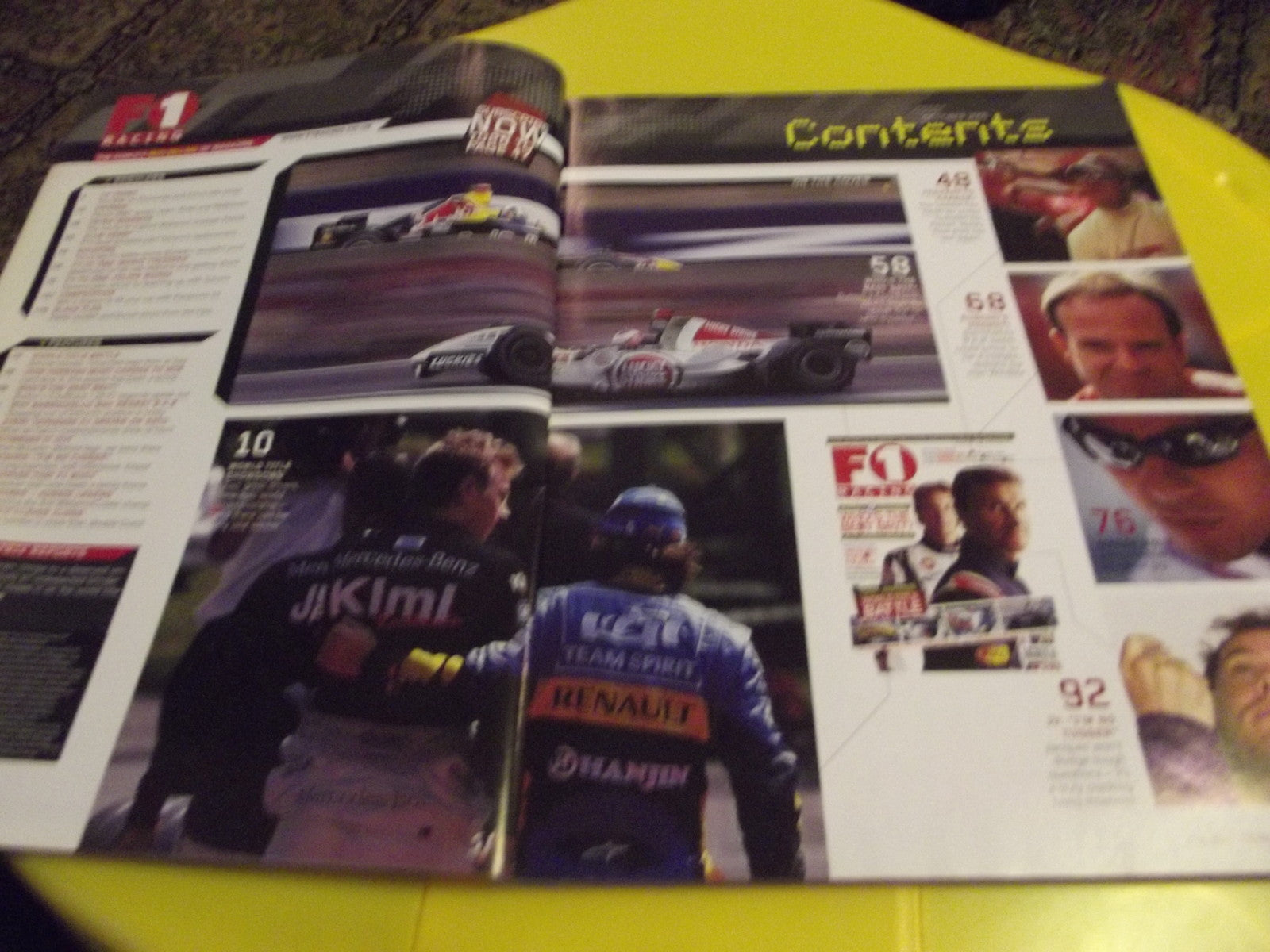 F1 RACING MAGAZINE OCTOBER 2005  #c31