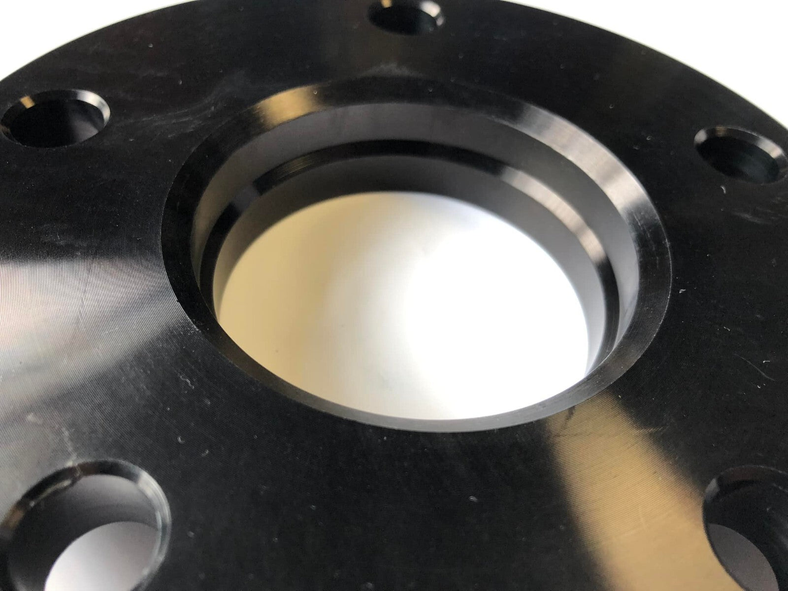 Porsche Wheel Spacers 20mm + Extended O.E Bolts Set Of 2 in Black 5x130 PSR9Line9