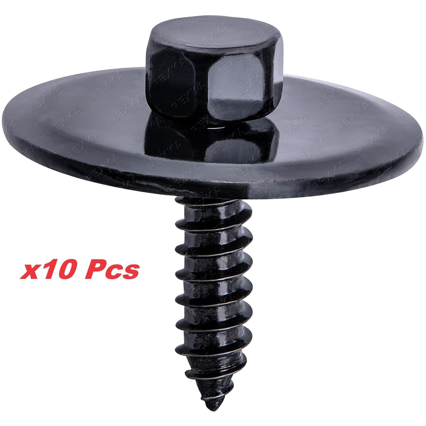 Mercedes Engine Undertray Splash Guard Screws with Large Captive Washer 10x Pack0