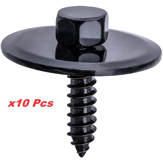 Mercedes Engine Undertray Splash Guard Screws with Large Captive Washer 10x Pack0