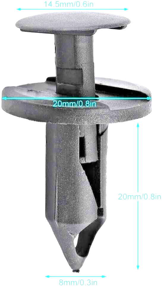 Land Rover Trim Fixing Rivet Clips - Qty 10 for Bodywork, Under Tray, Wheel Arch1