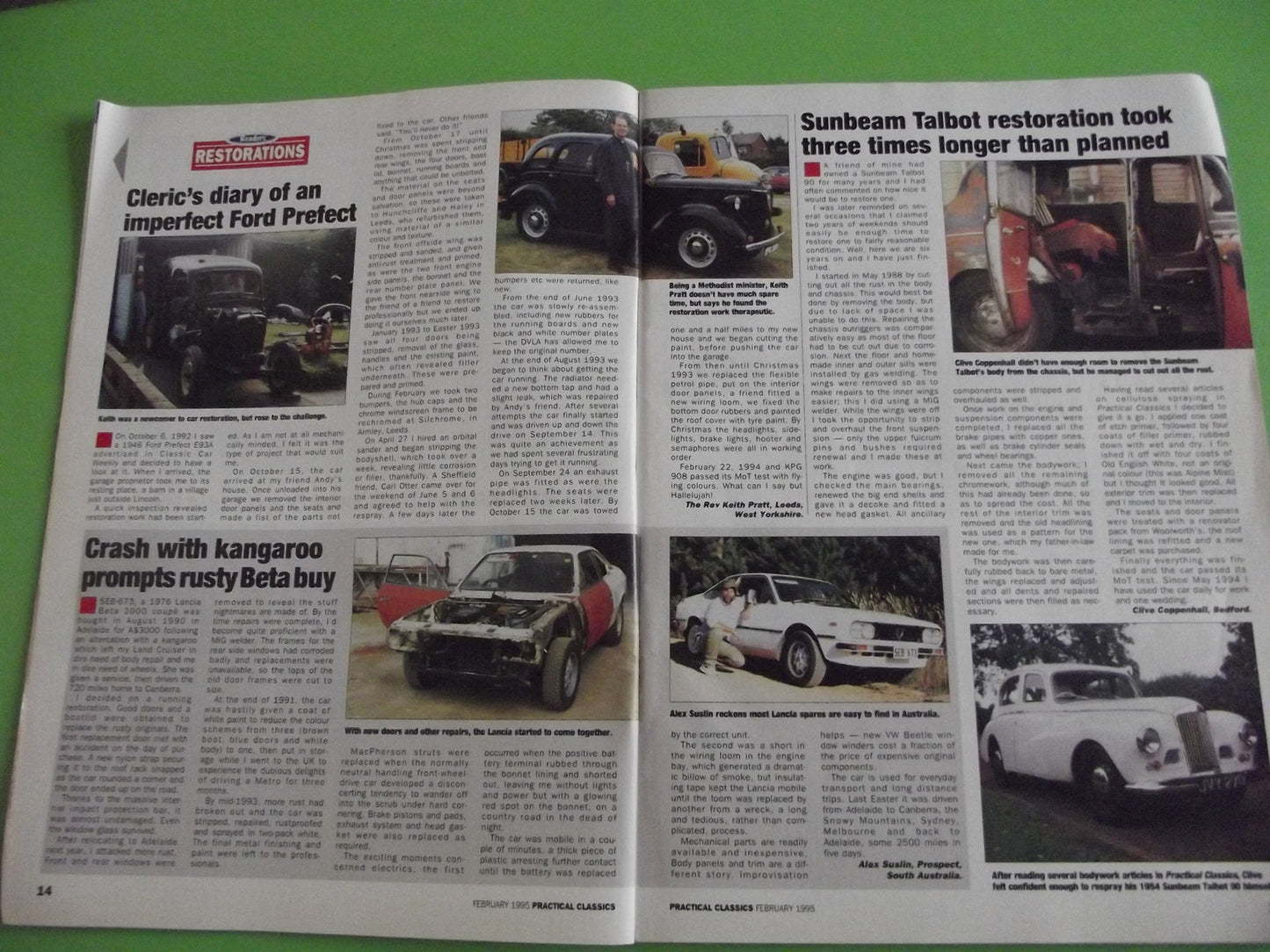 PRACTICAL CLASSICS AND RESTORERS FEBRUARY 1995 #c12