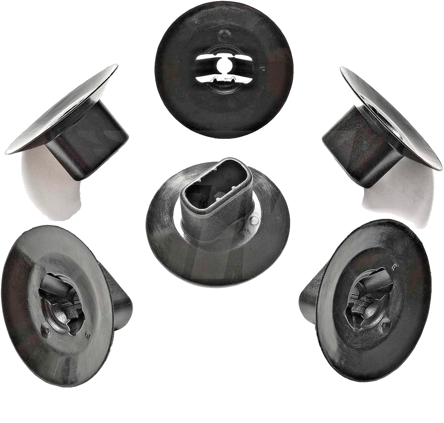 Renault Arch Liner Trim Stud Retaining Clip Black - Fits 02-2026 Models Pack #157