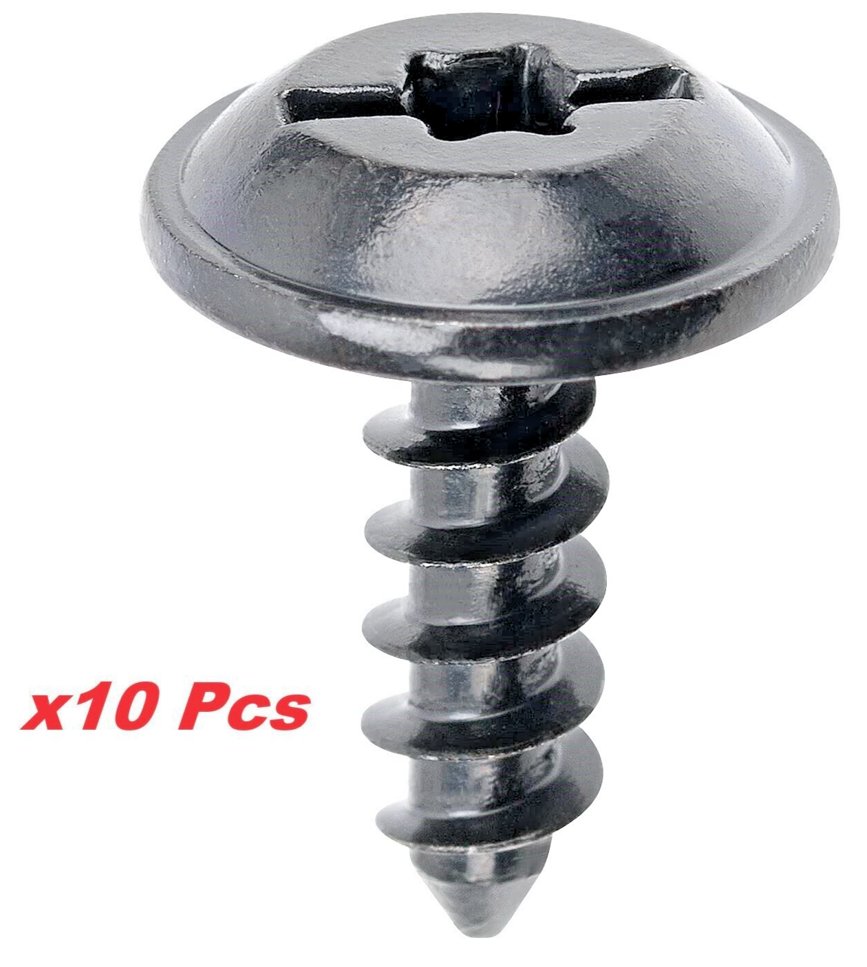 VW Slot Head Metal Torx Screw 10 Pcs Trim fixing Clip VOLKSWAGEN O.E. WHT003594.0