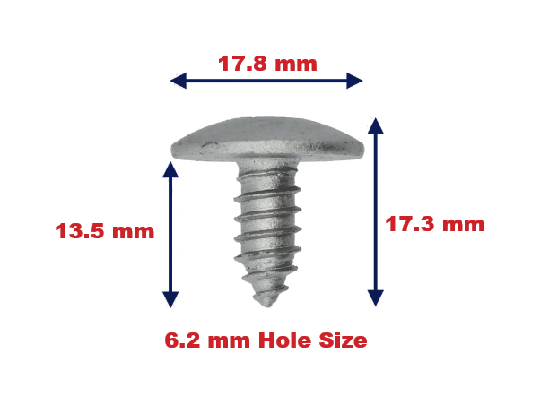 BMW Torx Screw Metal Front Wing Panel Fastener Bolt 3 5 7 8 Series 1989-2003 5pc1