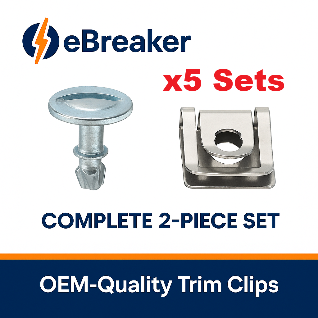 V.A.G Engine Undertray & Splash Guard Fasteners Clip Set Weather Shield - Set x50