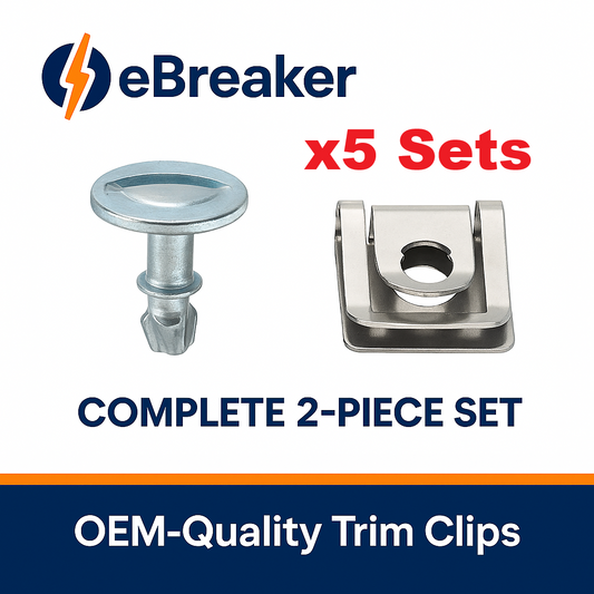 V.A.G Engine Undertray & Splash Guard Fasteners Clip Set Weather Shield - Set x50