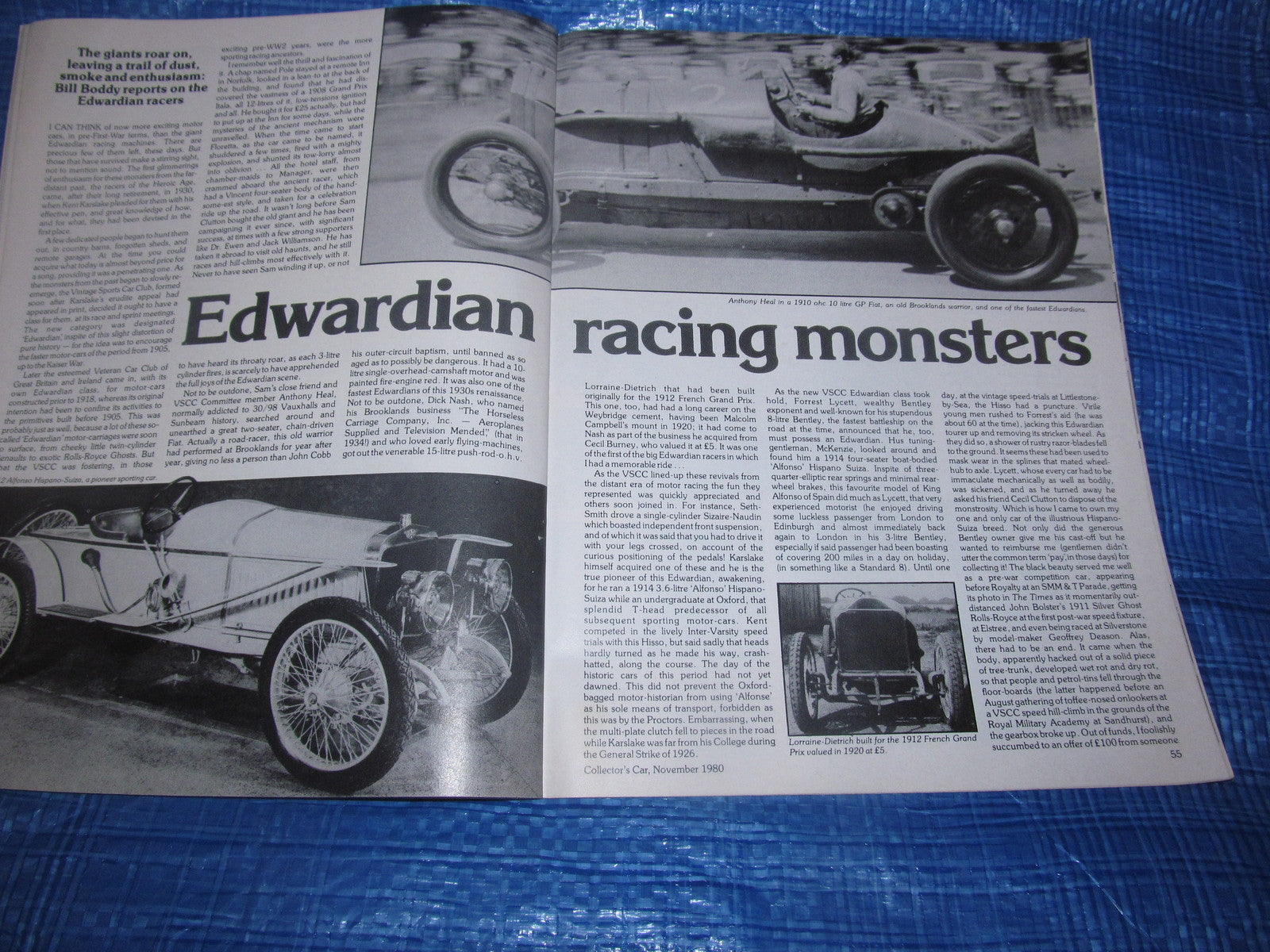 1980 NOVEMBER COLLECTORS CAR MAGAZINE / MERCEDES REPLICA GOODWOOD 7's  #bk110