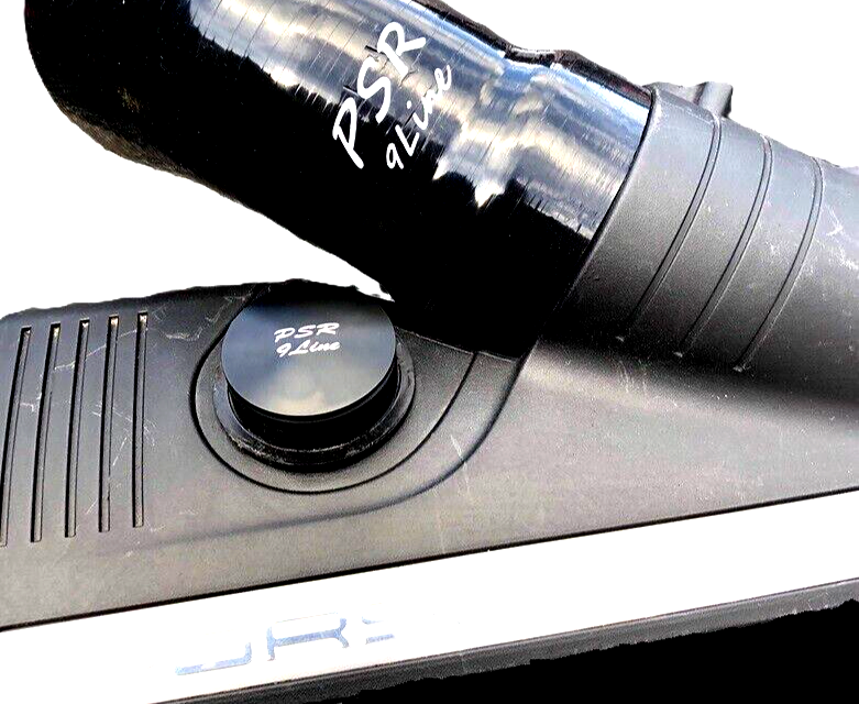 Porsche 997 Air Box Resonator Bypass Modification Plug & Black Induction Pipe14