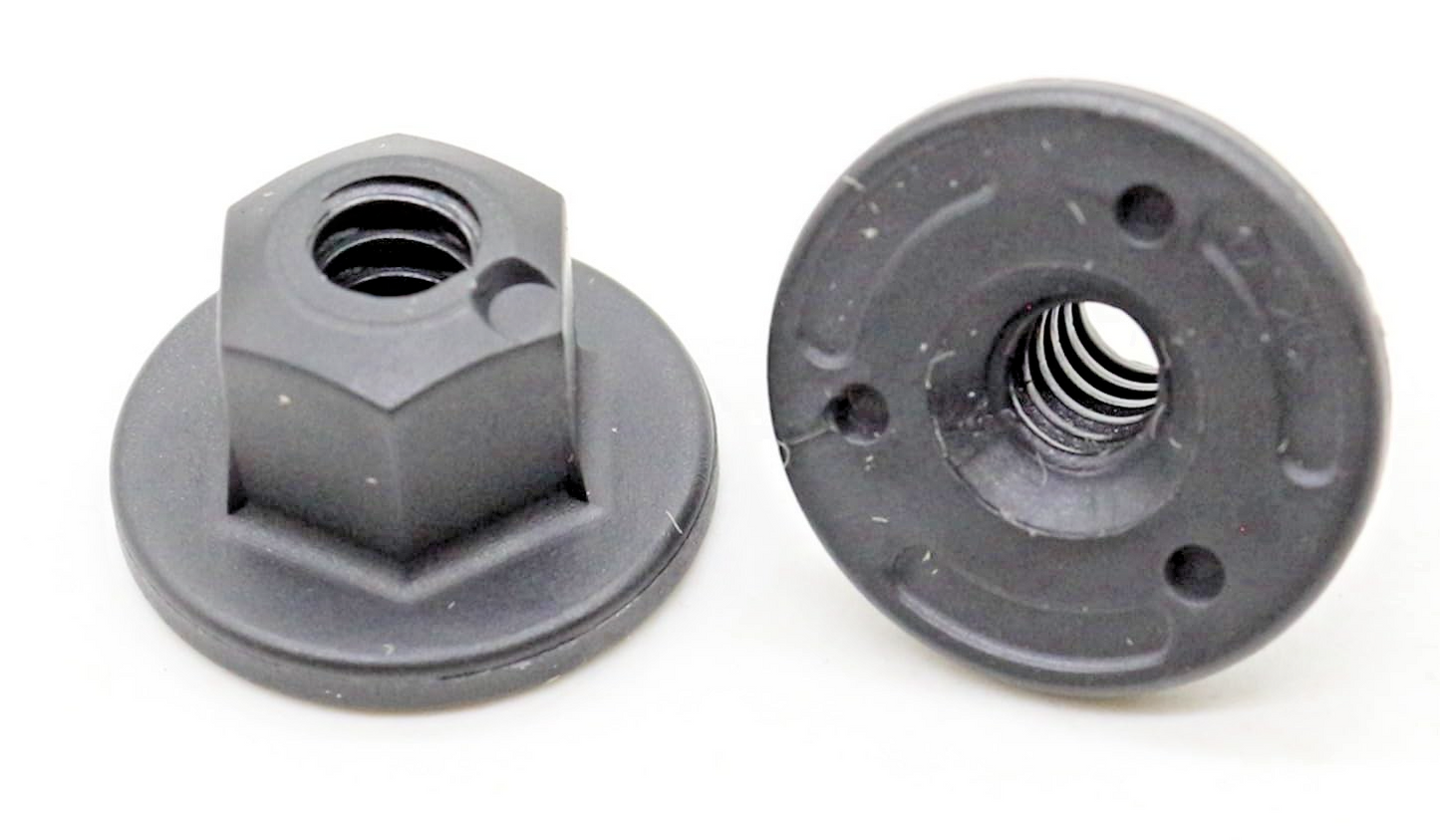 MINI Plastic Hex Nut Coarse Thread Fixing of Bodywork Trim Clip Panels - Pack 1511