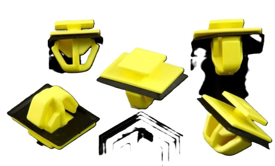 Kia Hyundai Exterior Body Side Moulding Trim Skirt Cover Clip Yellow X15 Pcs17