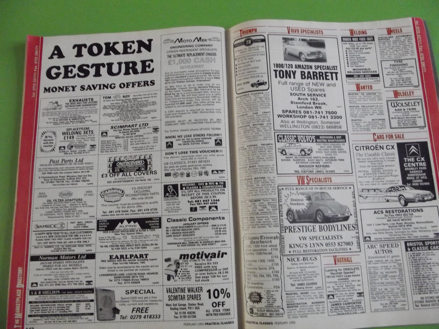 PRACTICAL CLASSICS AND RESTORERS FEBRUARY 1995 #c15