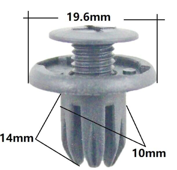 Range Rover Trim Clip Expanding Rivet LR005896 - Qty of 101