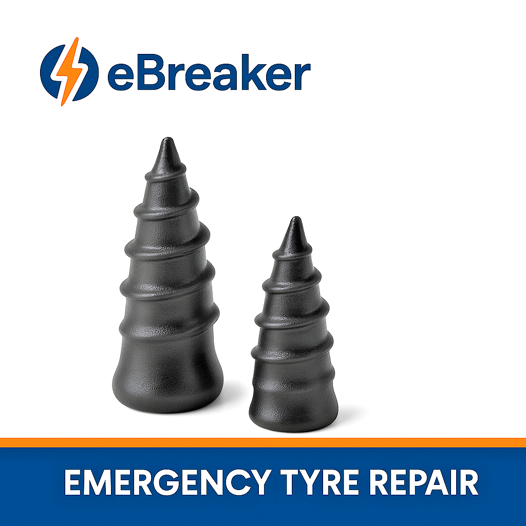 Tyre Repair Screws Kit – Quick Temporary Fix Plugs For Punctures # 2pcs 2 sizes.18