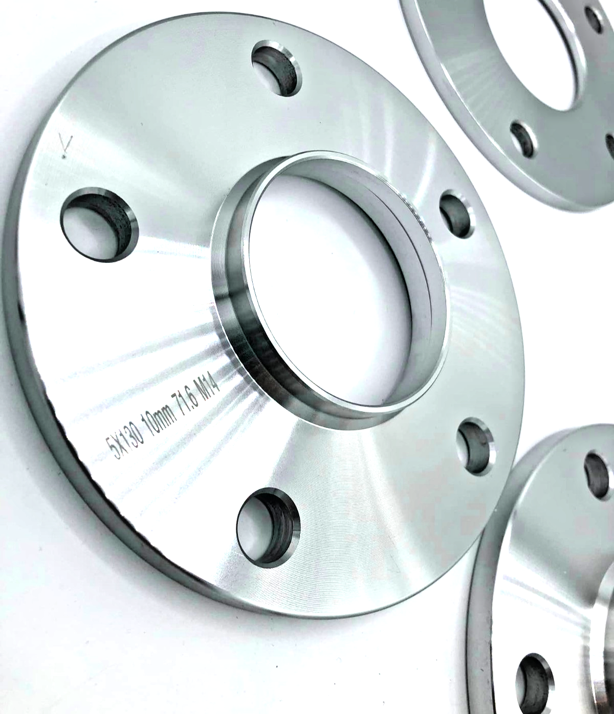 PORSCHE 15mm Wheel Spacers 5x130 With Extended O.E Bolts Precision Fit in Silver2