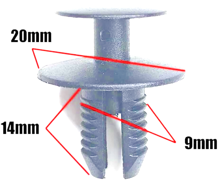 MERCEDES Trim Clips Expanding Rivet A2019900292 Qty x57