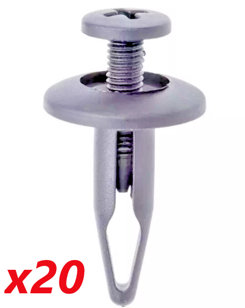 Trim fixing Rivet Screw - JAGUAR XK XJ XF XE X S TYPE, E I F-PACE, XK8, 20pcs0