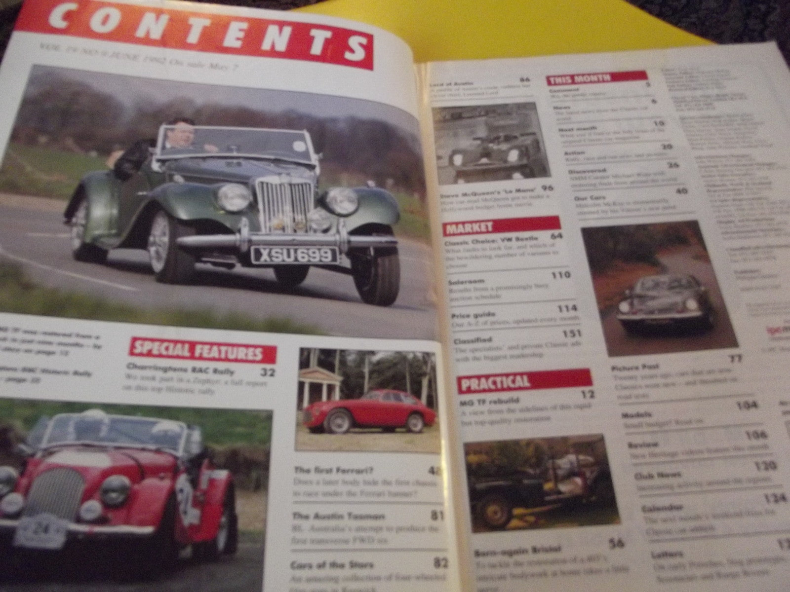 CLASSIC CARS MAGAZINE JUNE 1992 #c31