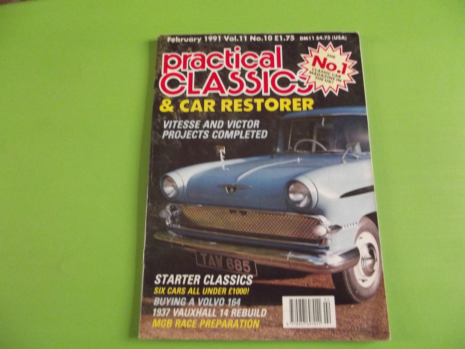 PRACTICAL CLASSICS AND CAR RESTORER MAGAZINE FEBRUARY 1991 #c10