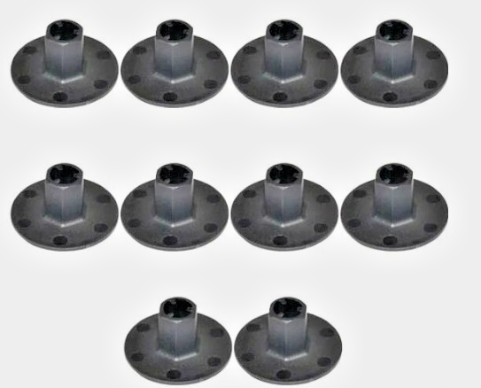 MINI Large Clip Nut Washer Under Tray Splash Guard Trim Panel Fastener, Set 10pc5