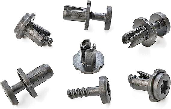 Mercedes Torx Head Plastic Screw Fit Trim Rivet x15 Pcs #A00099166404