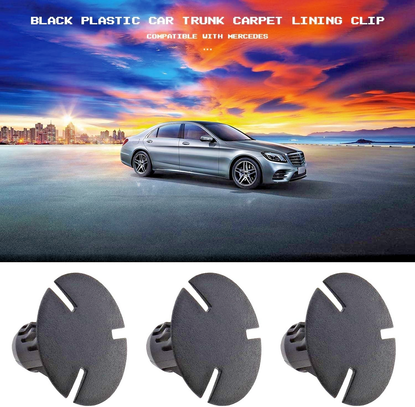 Trim Panel Fixing Button Head Mercedes Interior Fastener Clip,  - Pack Of 5 Pcs.14