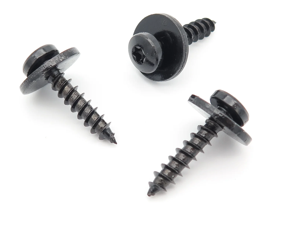 Renault Self Tapping Trim Panel Fixing Screw M5 T20 28mm Length & Washer - 20 pc2