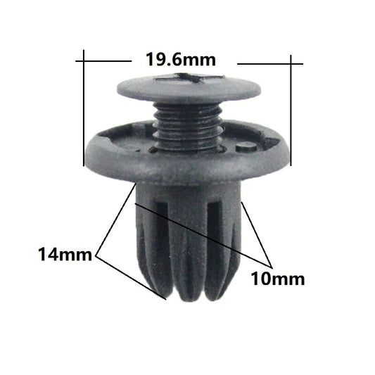10 BMW MINI INNER WHEEL ARCH LINER FASTENER CLIPS COOPER S ONE R50 R52 R53 R560