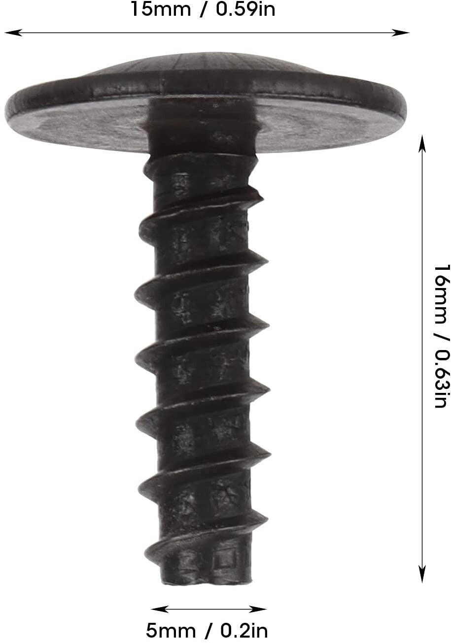 Wheel Arch Liner Inner Splash Guard Torx Screw VW Audi Group  N90775001 15pc7