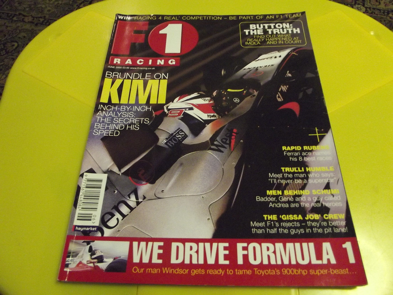 F1 RACING MAGAZINE JUNE 2005 #c30