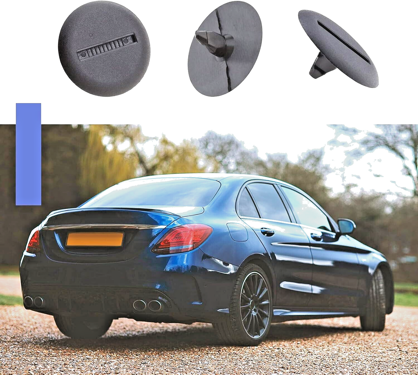 Mercedes Side Skirt Sill Moulding Cover Trim Clips A B C E S Class Models x10 Pc22