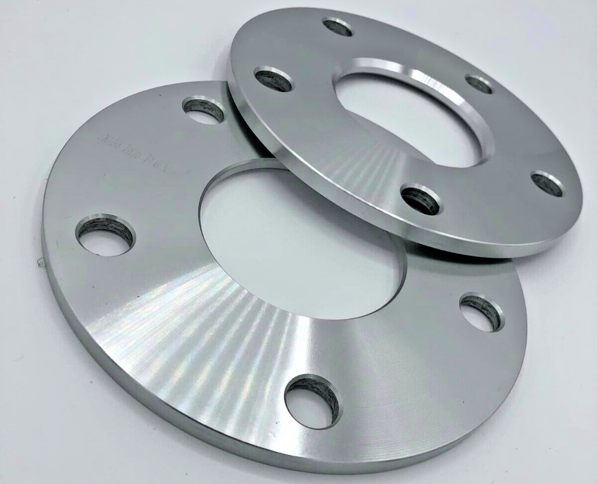 Porsche Wheel Spacers 7mm Set Of 2 in Silver 5x130 PSR9Line3